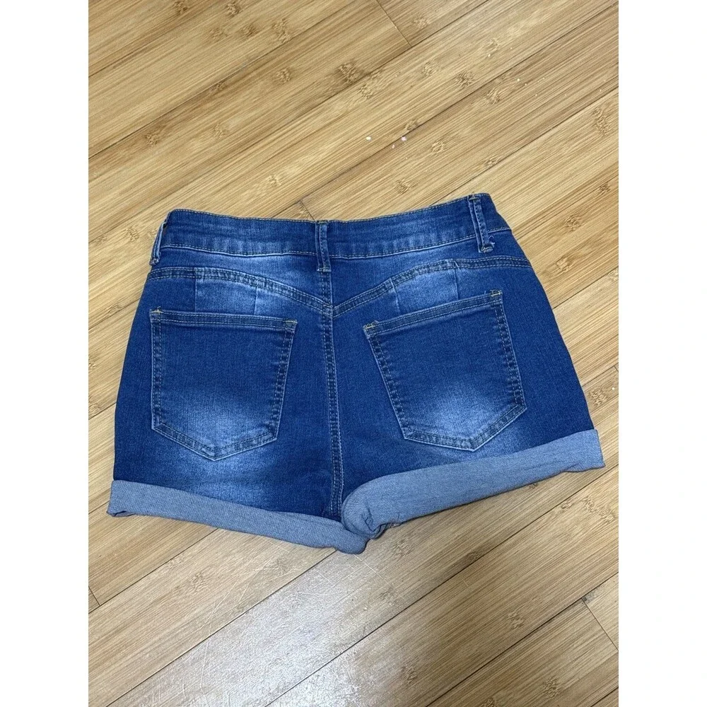 Classic dark blue denim shorts size s